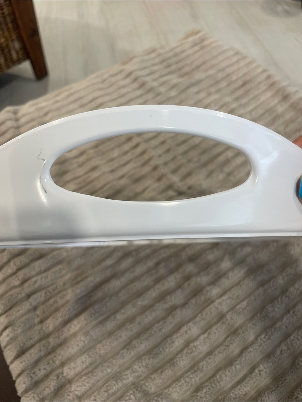 White Cocktail Print Serving Tray - Picture 5 of 6